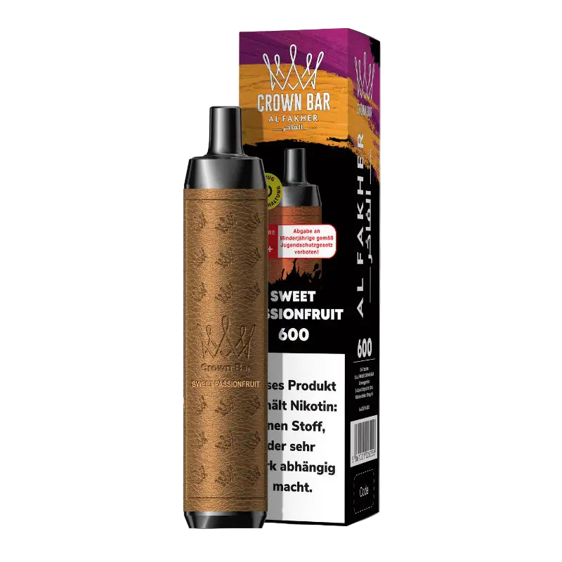 Al Fakher Crown Bar 600 – Sweet Passionfruit