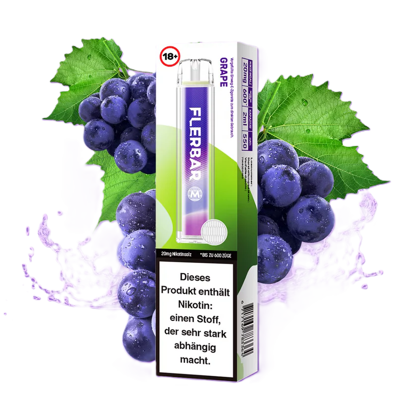 FLERBAR M – Grape (20mg Einweg E-Zigarette)