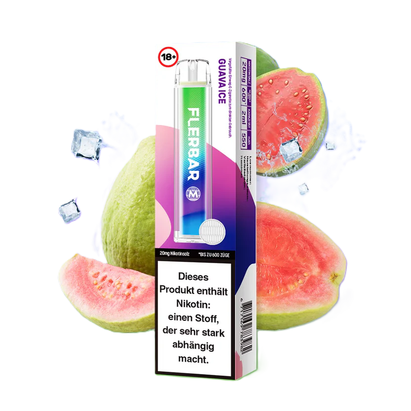 FLERBAR M – Guava Ice (20mg Einweg E-Zigarette)