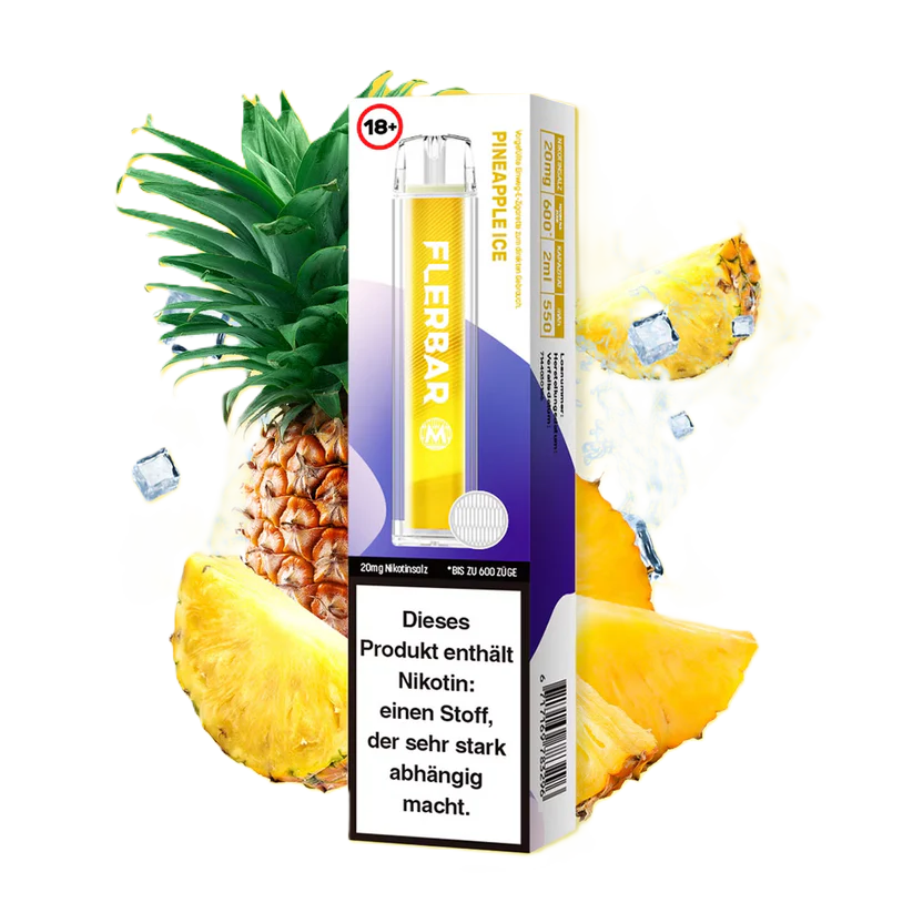 FLERBAR M – Pineapple Ice (20mg Einweg E-Zigarette)