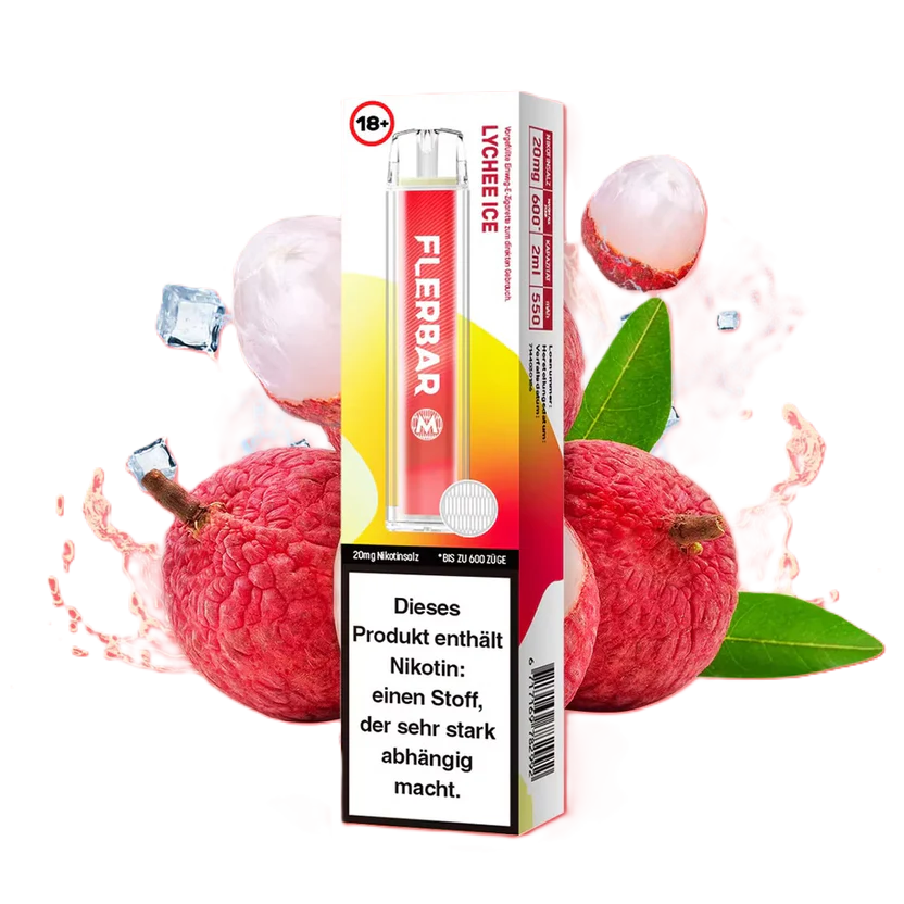 FLERBAR M – Lychee Ice (20mg Einweg E-Zigarette)