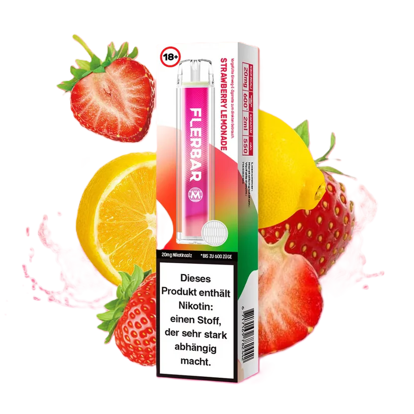 FLERBAR M – Strawberry Lemonade (20mg Einweg E-Zigarette)