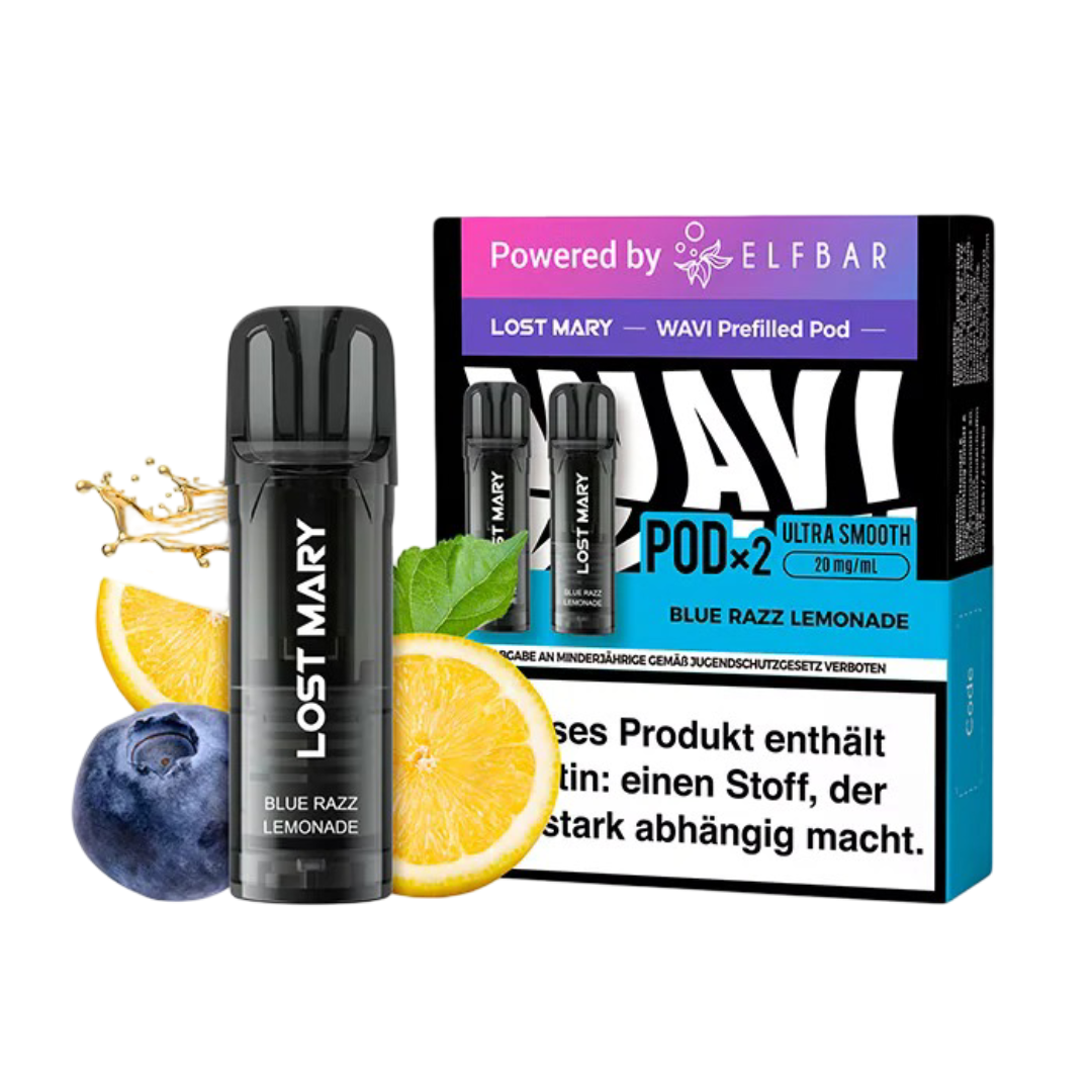 Lost Mary WAVI Pods – Blue Razz Lemonade (20mg | 4ml)