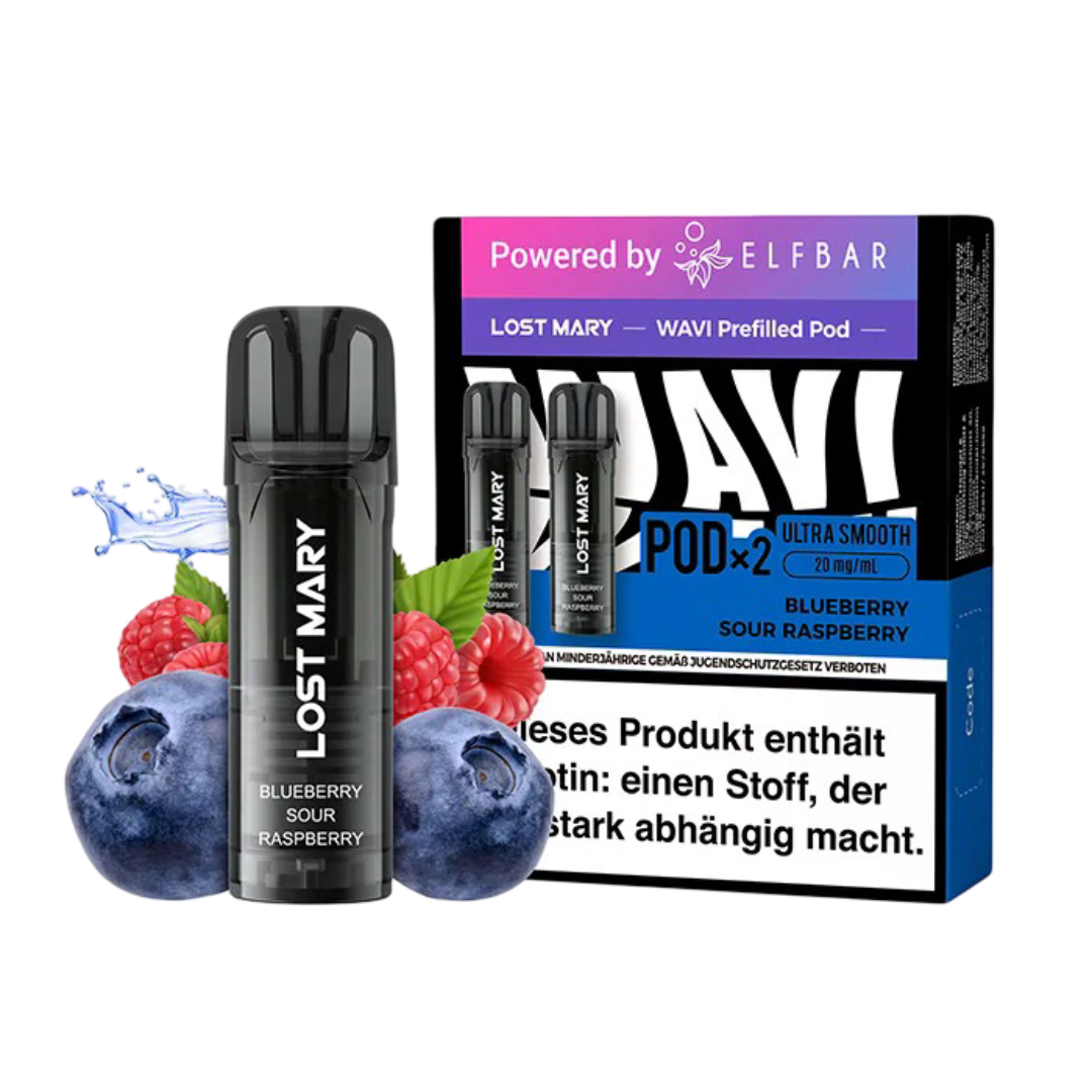 Lost Mary WAVI Pods – Blueberry Sour Raspberry (20mg | 4ml)