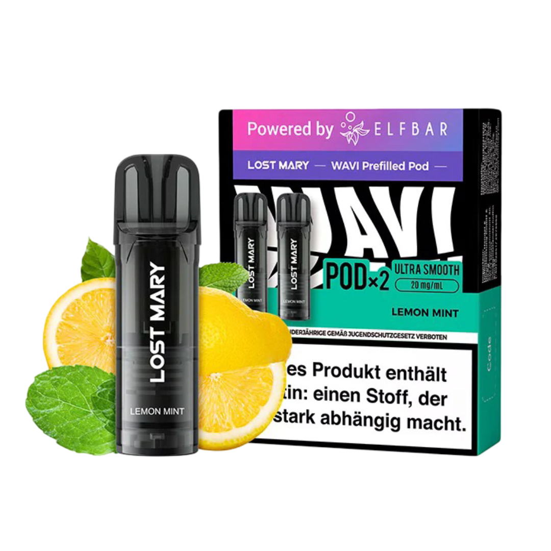 Lost Mary WAVI Pods – Lemon Mint (20mg | 4ml)