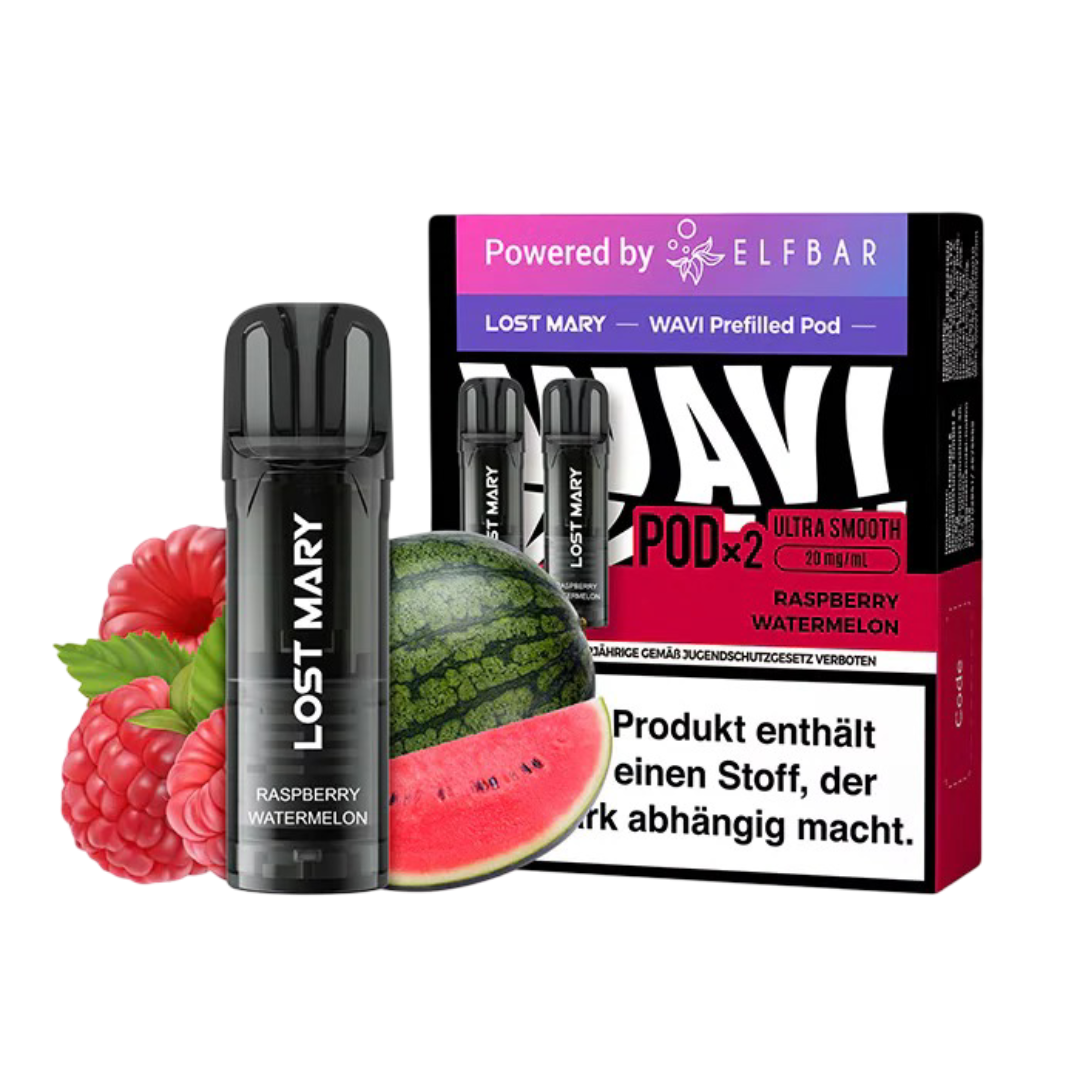 Lost Mary WAVI Pods – Raspberry Watermelon (20mg | 4ml)