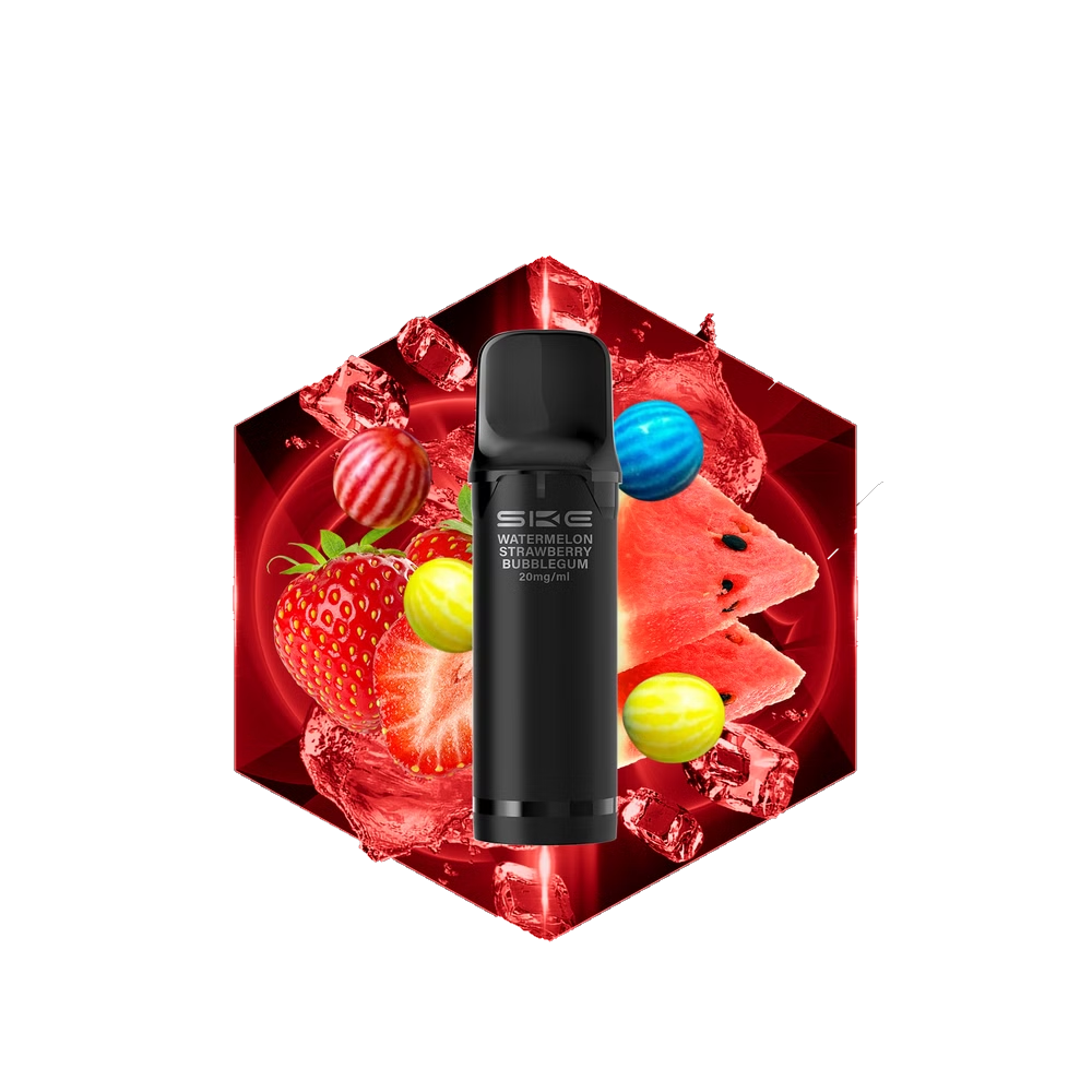 SKE Crystal Pro 800 – Watermelon Strawberry Bubblegum