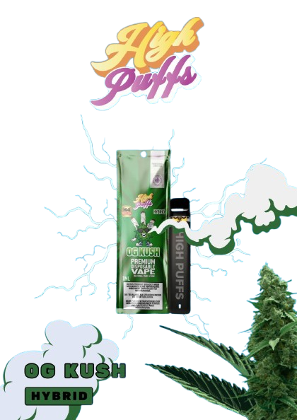 High Puffs H4 Superior Vape – OG Kush 1ml