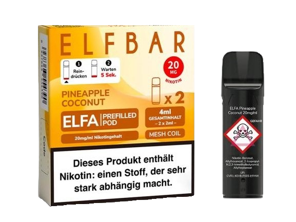ELFBAR ELFA Pods Pineapple Coconut